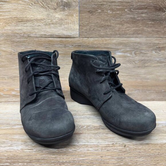 Dansko Lucille Black Nubuck Ankle Boot Women's Size EU 37 - Picture 6 of 7